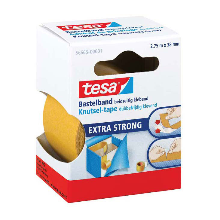 Quantore dubbelzijdige transparant knutseltape