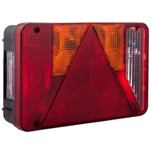 Tail light with triangle on the right