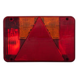 Schwäif Liicht mat Dräieck op der lénker Säit