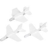 Creativ company airplanes, l: 11.5-12.5 cm, w: 11-12 cm, white, 3 pieces 1 box
