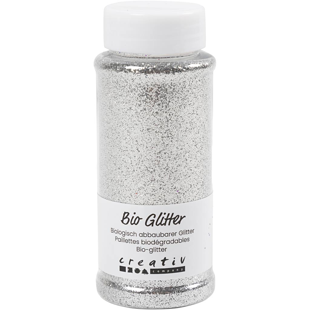 Creativ company bio sparkles, zilver, 140 ml 1 doosje