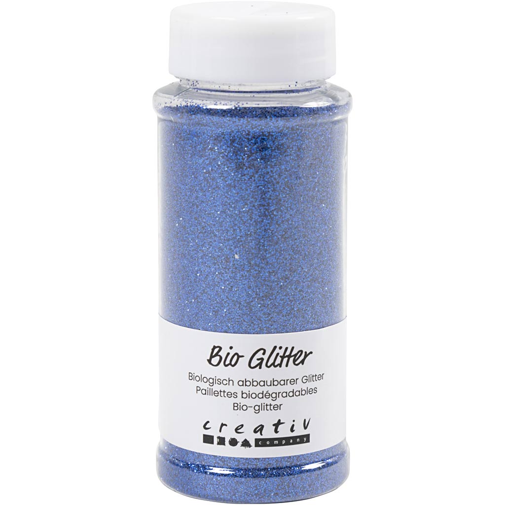 Creativ company bio sparkles, blauw, 140 ml 1 doosje