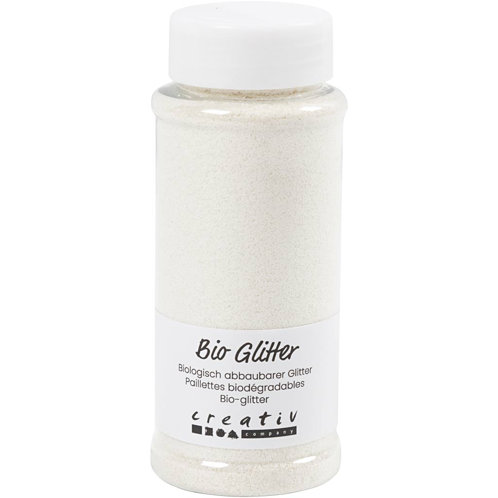 Creativ company bio sparkles, wit, 140 ml 1 doosje