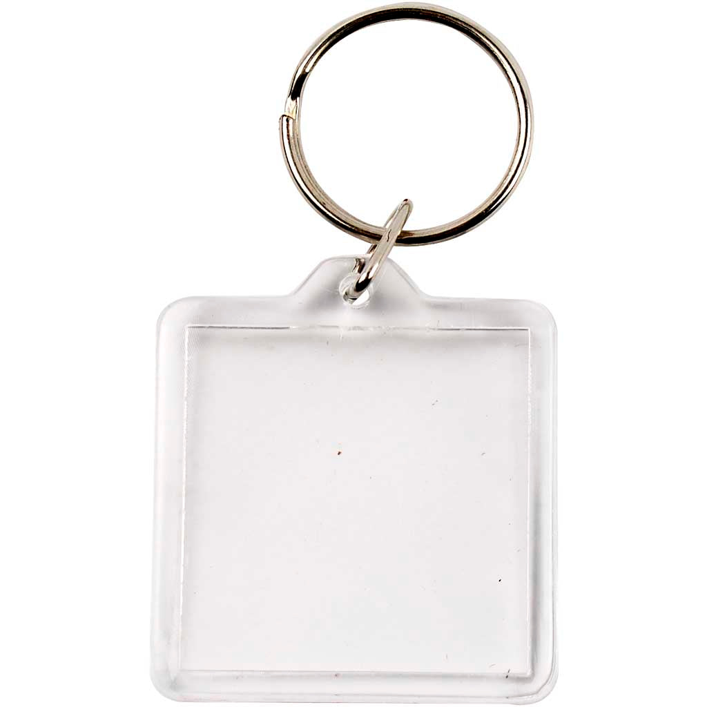 Creativ company key ring, size 40x40 mm, 25 pieces in a box