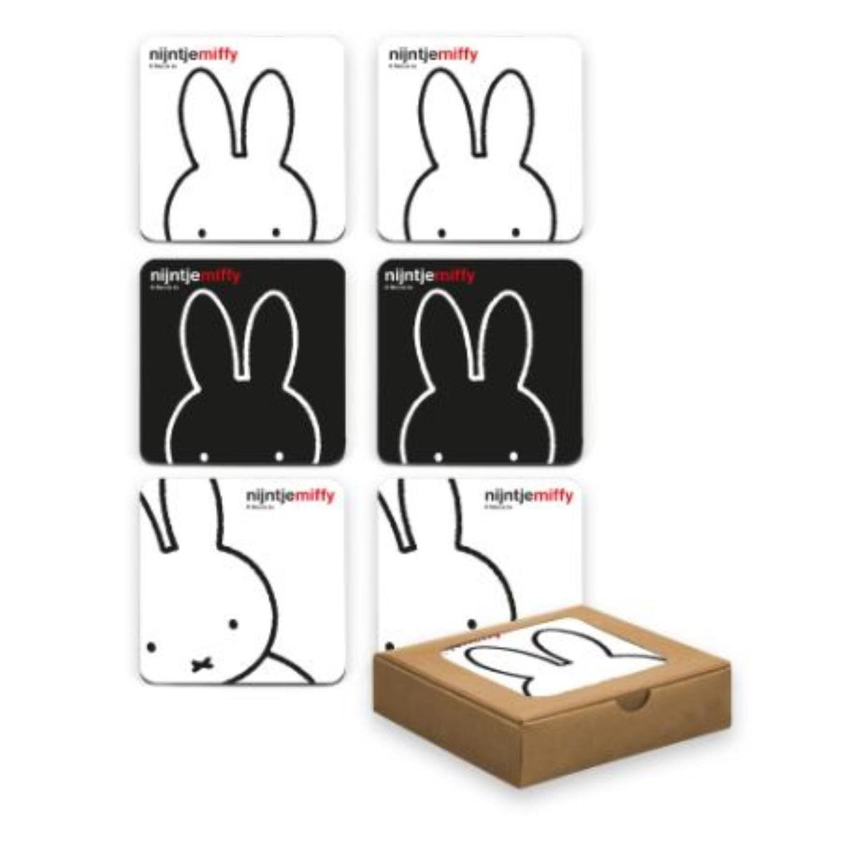 Комплект подложка за чаша с лице Miffy от 6 части
