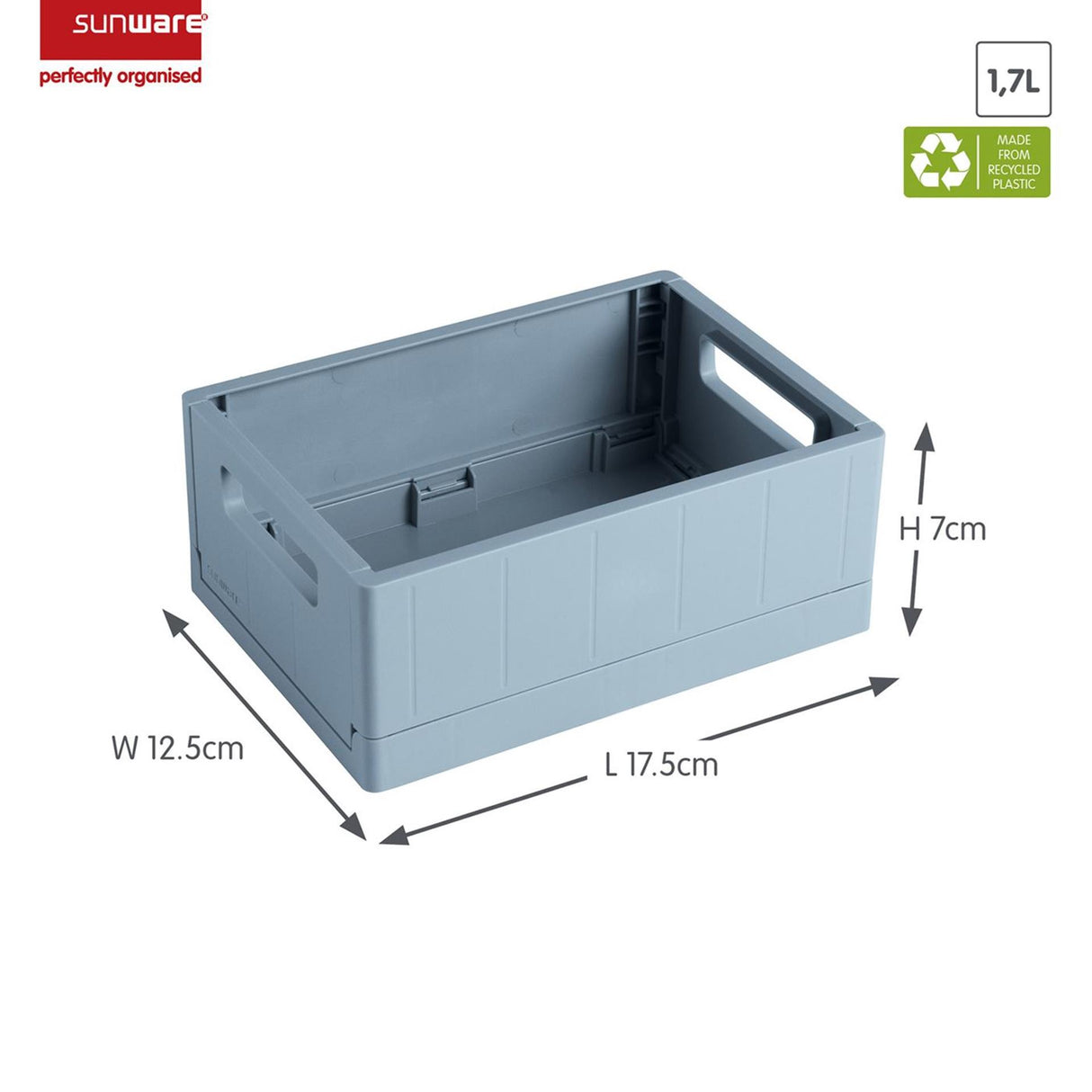Sunware sigma home vouwkrat 1,7l blauw