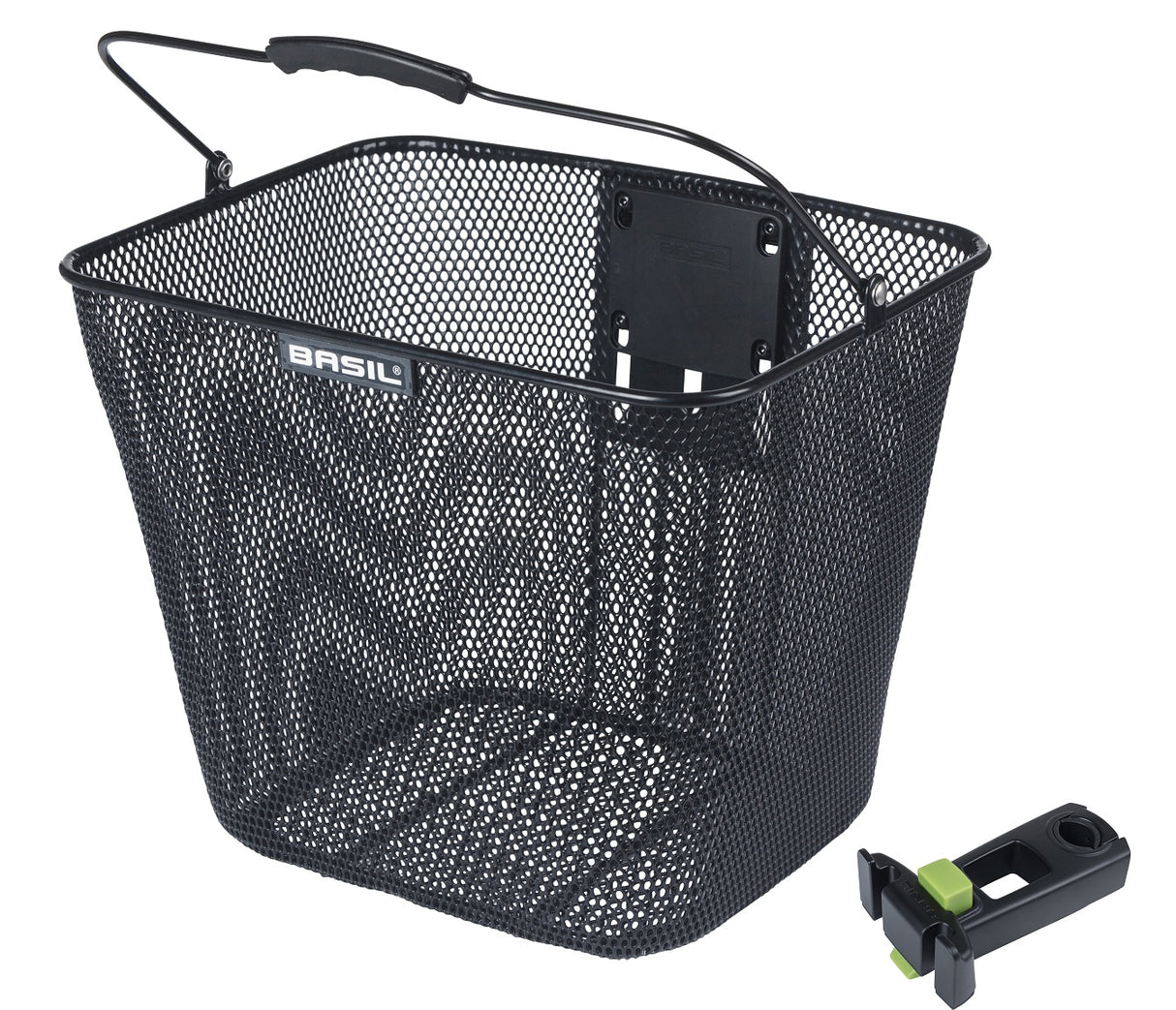 Basil Bremen + Basil Ahead -Stemtrolder KF - Bicycle basket - Black