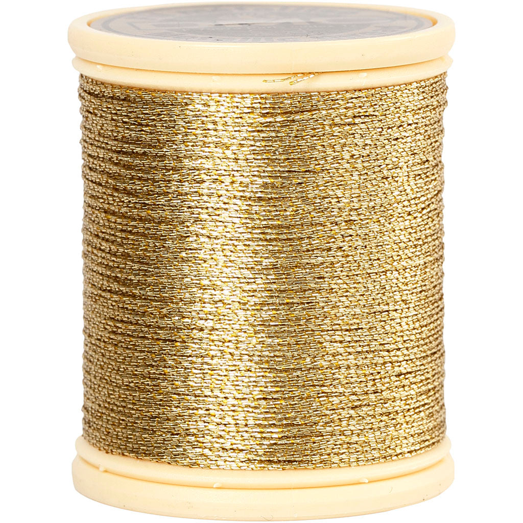 Creativ Company Fine Wire med metallisk efterbehandling af guld, 40 meter