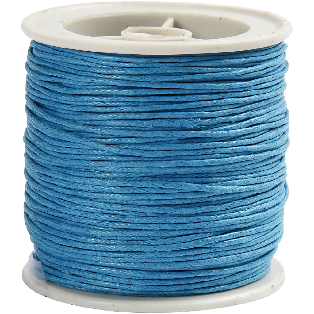 Creativ company cotton cord, thickness 1 mm, turquoise, 40 m 1 roll