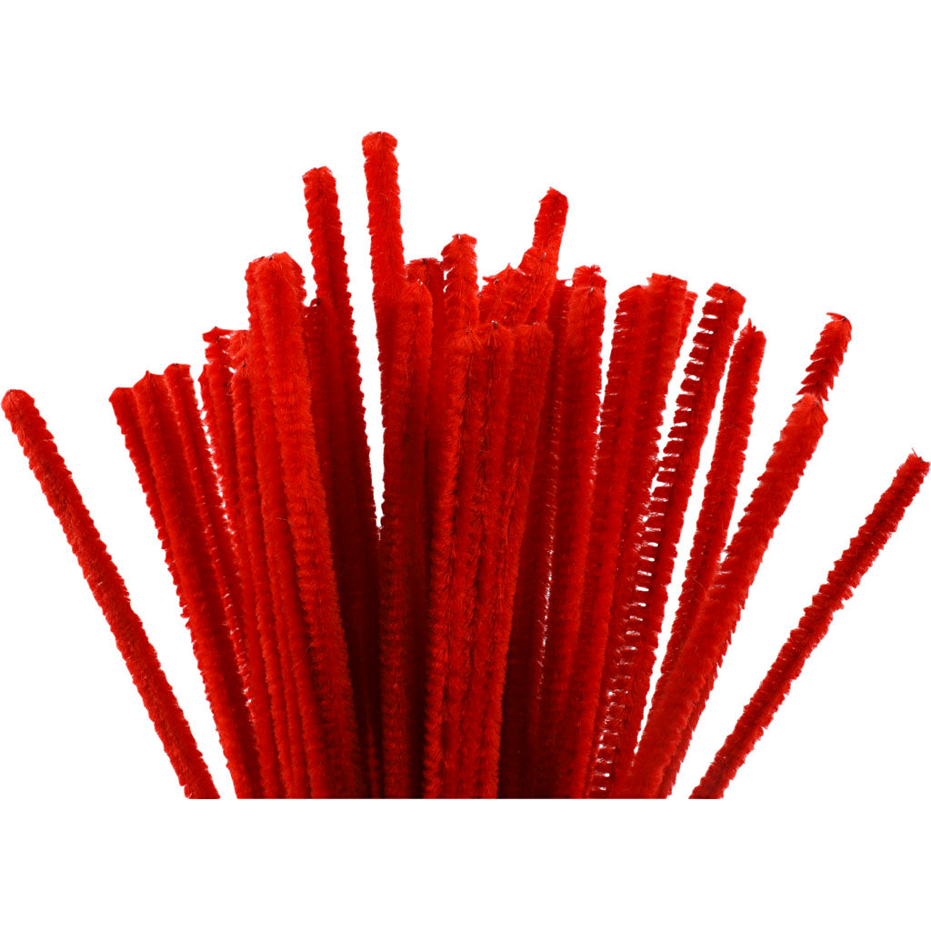 Chenille piros 30 cm, 50..