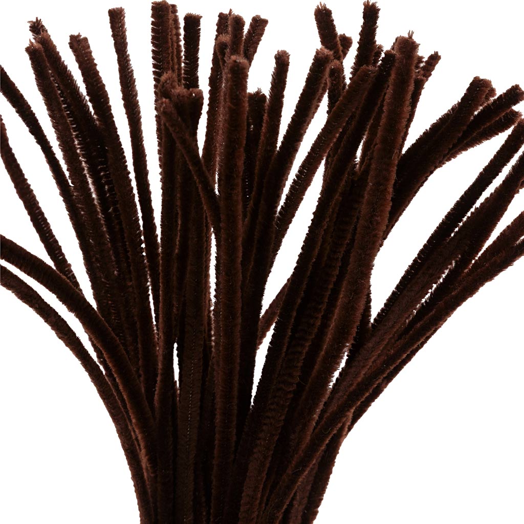 Chenille Brown 30 cm, 50: e.
