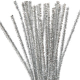 Chenille Silver 30cm, 50..