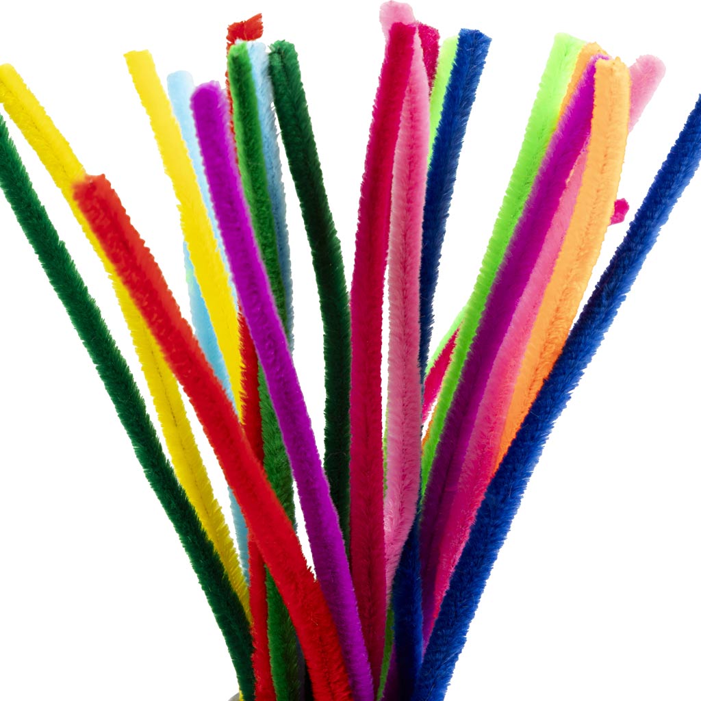 Chenille wire color 30cm, 25st.