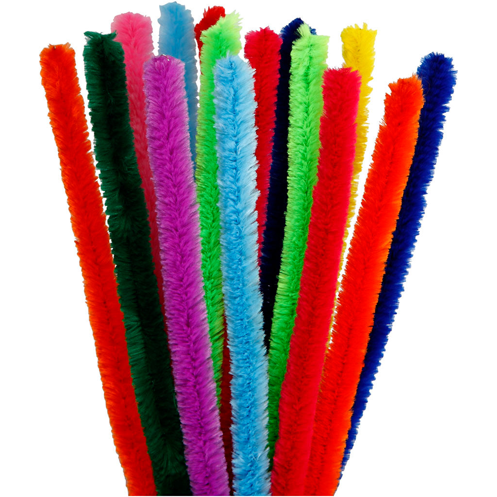 Cor de arame Chenille 30cm, 15st.