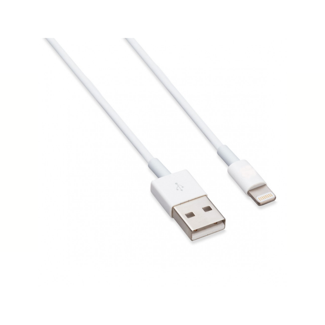 Cable de Lightning de iPhone, blanco 1.00m