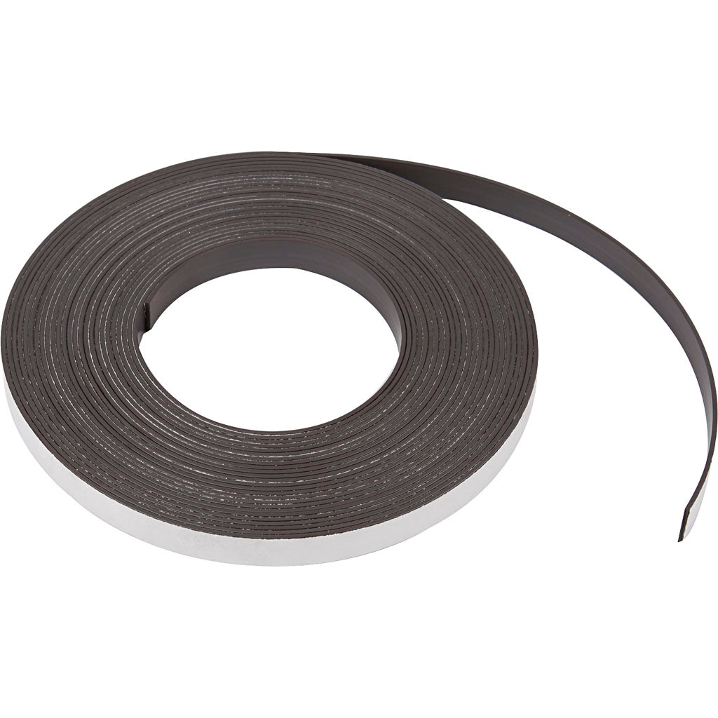 Creativ company magneetstrip, b: 12,5 mm, dikte 1,5 mm, 1 m 1 doos