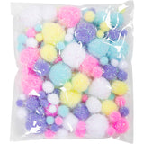 Pom-poms pasztell színek, 62gr.