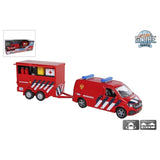Kids Globe VW Transporter Fire Brigade mit Trailer