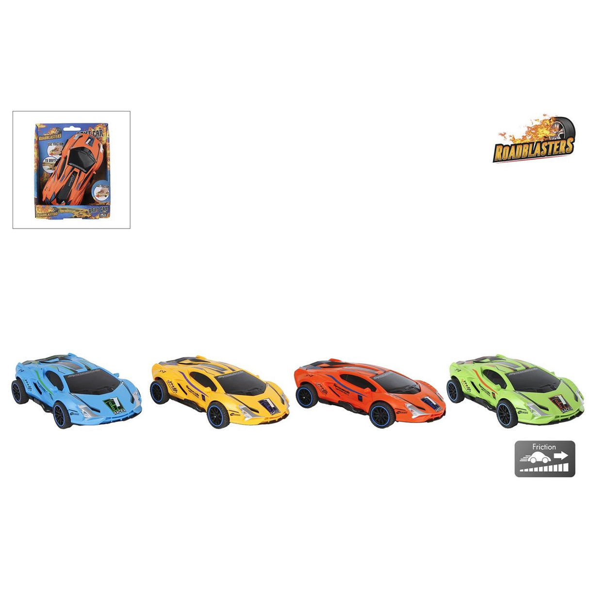 Roadstar Drift Auto -Reibung, 16 cm