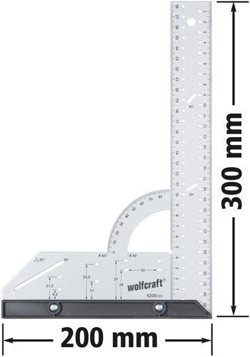 Wolfcrafs Wolfcraft universell Weorkbak 300 m mm 5205000
