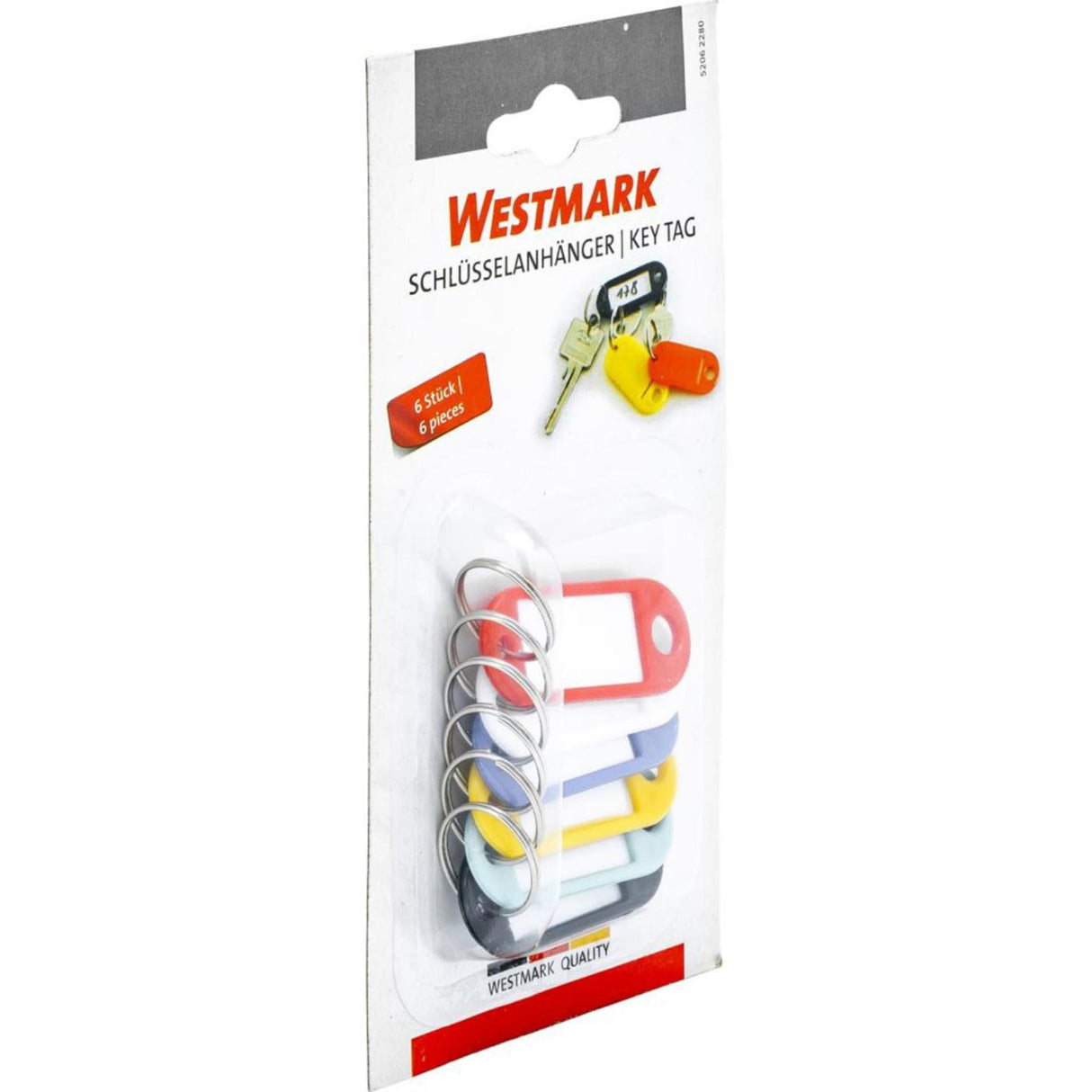 Sada 6 štítků na klíče Westmark