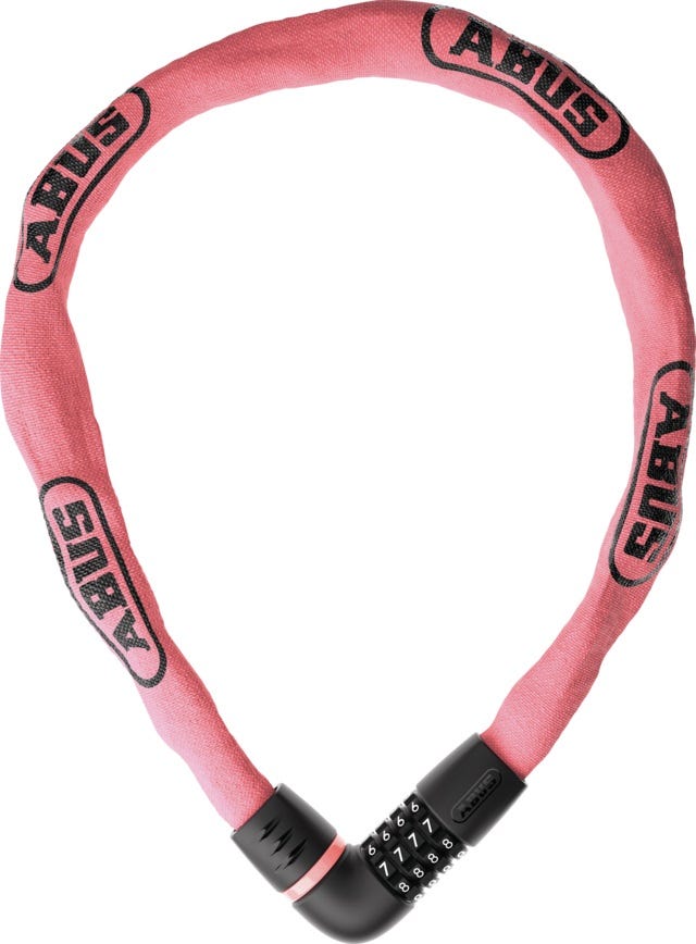 Abus kettingslot tresor 6807c 110 code 110cm roze