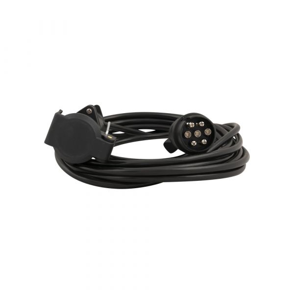 Przedłużacz z wtyczką 7-stykową o długości 5 m.