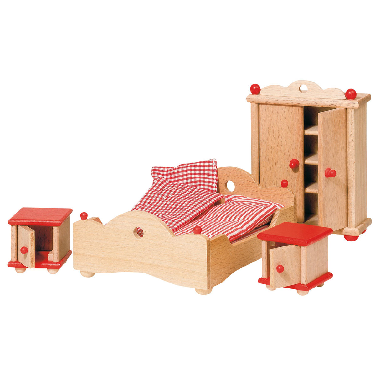 Goki dollhouse möbler sovrum