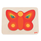 Farfalla puzzle a strato Goki, 5 strati