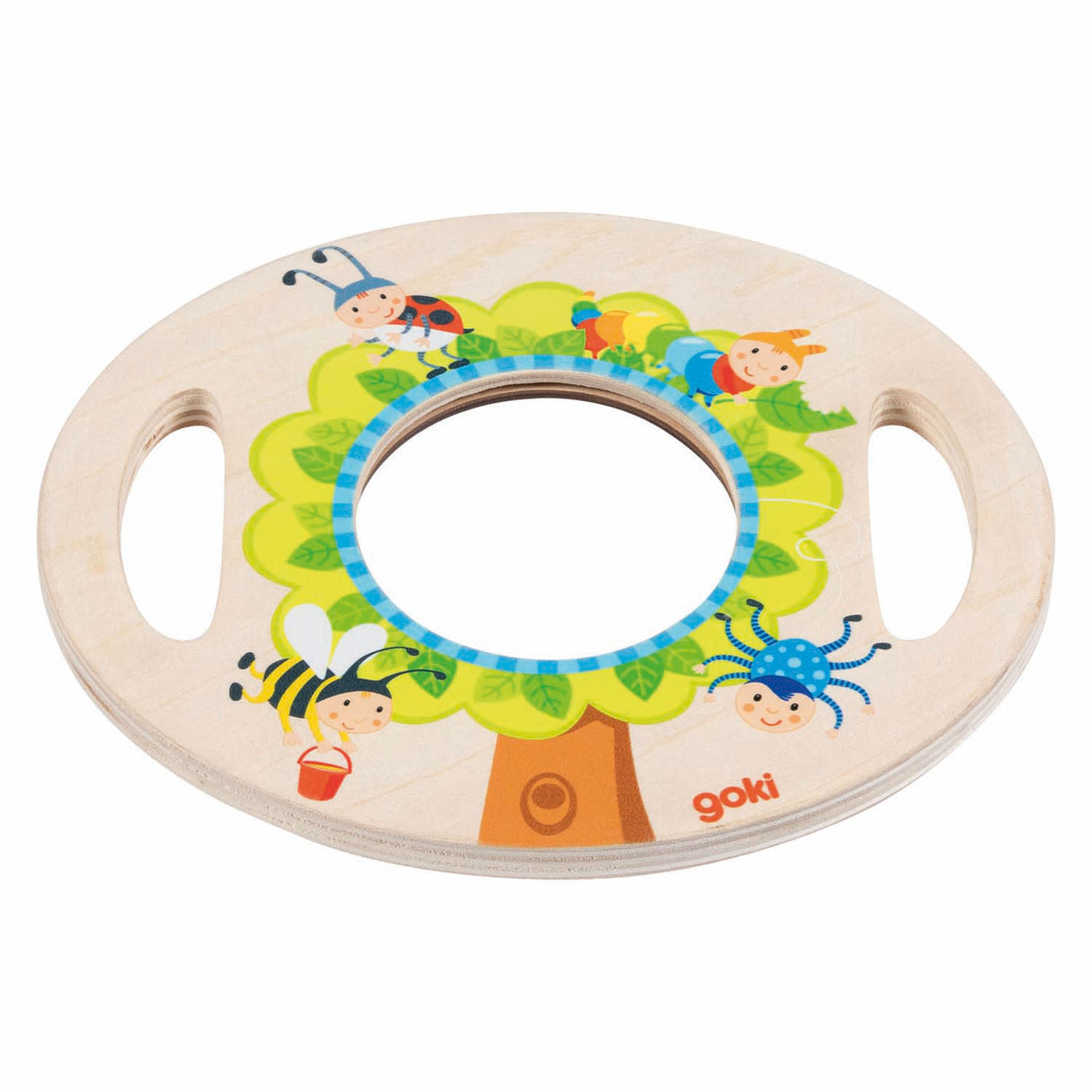 Lupa Goki XL de madera con asas