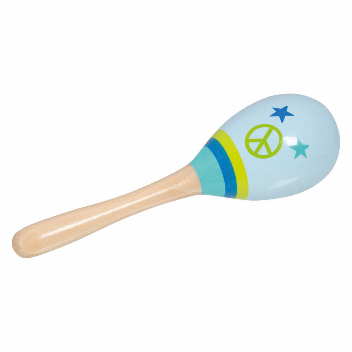 Goki houten maracas peace