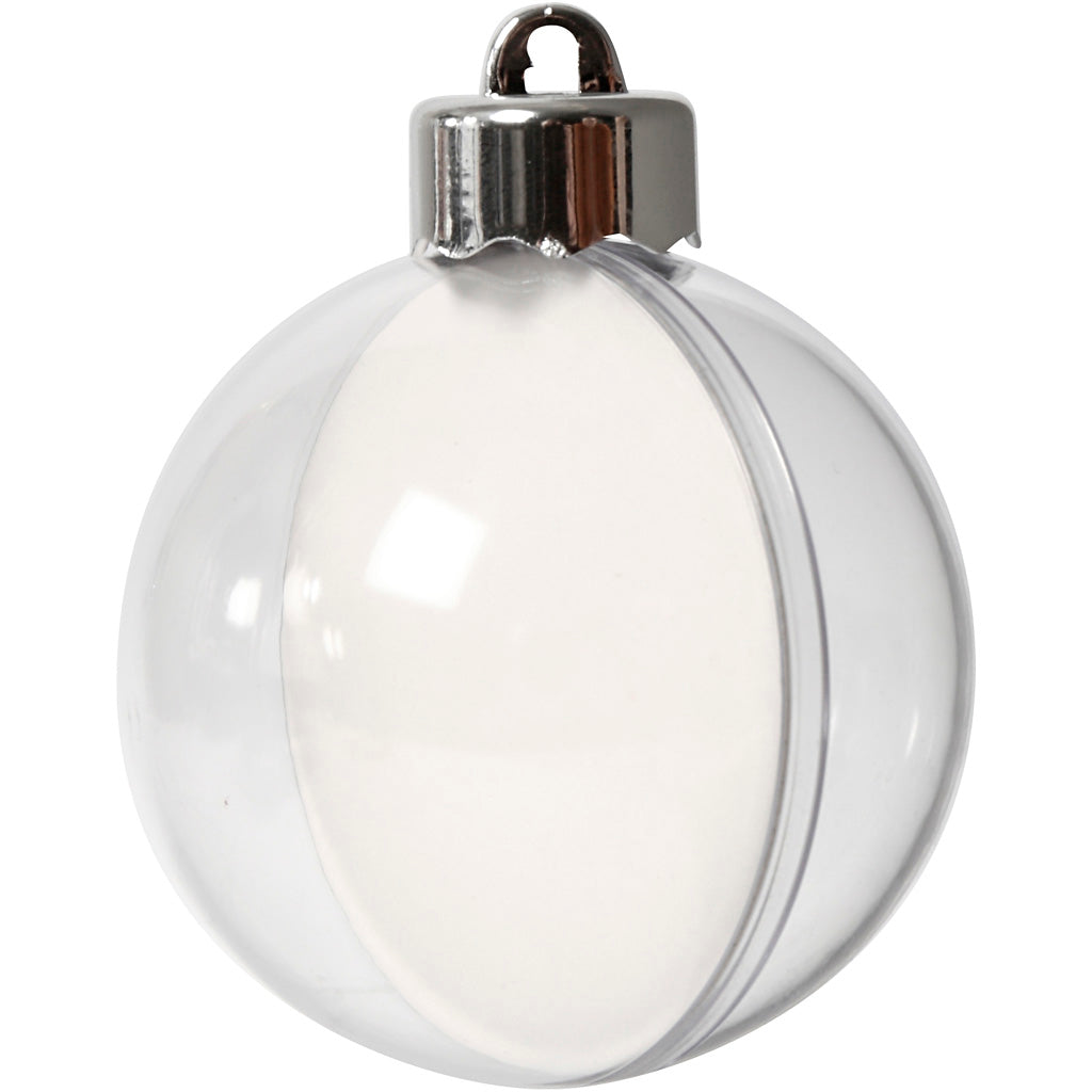 Creativ Company Deco Bälle transparent 6 cm, 8st.