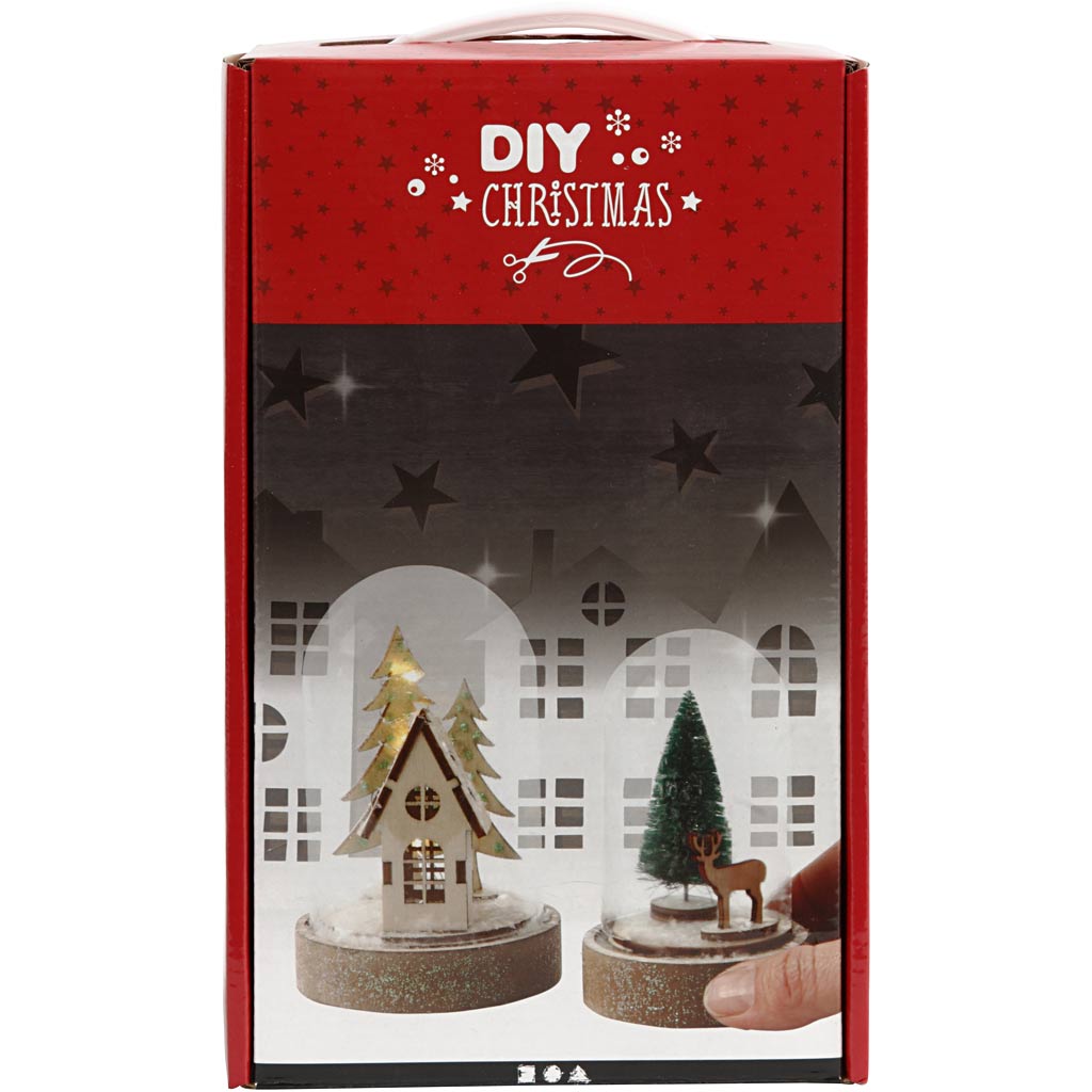 Creative company set for bell jars, h: 10+12.5 cm, 1 box