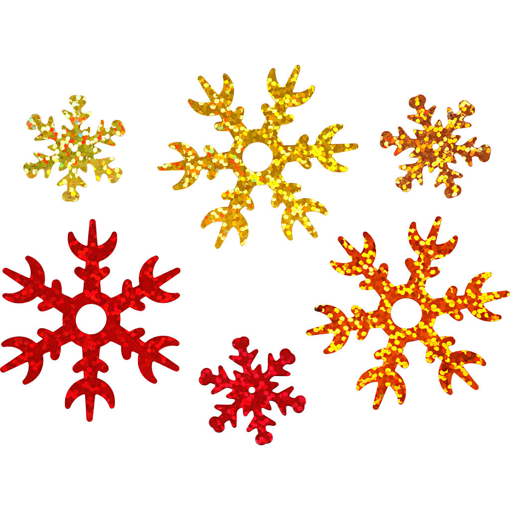 Creativ company sequins, size 25+45 mm, copper, gold, red, 30 g 1 box