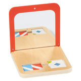 Goki Wooden Symmetry Game Mirror Magic