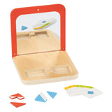 Goki Wooden Symmetry Game Mirror Magic