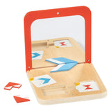 Goki Wooden Symmetry Game Mirror Magic