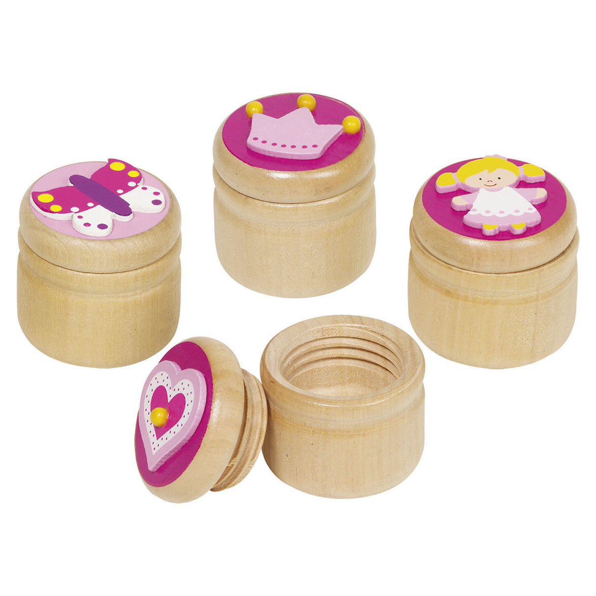 Goki tooth box with pink lid