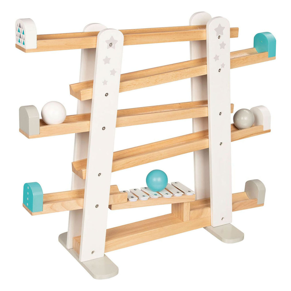 Goki wooden ball track with xylophone