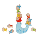 Goki Wooden Balance Game Seals, 15dlg.