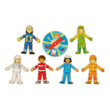 Goki wooden puzzle game professions, 38dlg.