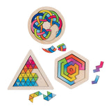Puzzle de brise-cerveau en bois Goki, par pièce