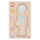 Goki lesena plast puzzle človeško telo, 29.