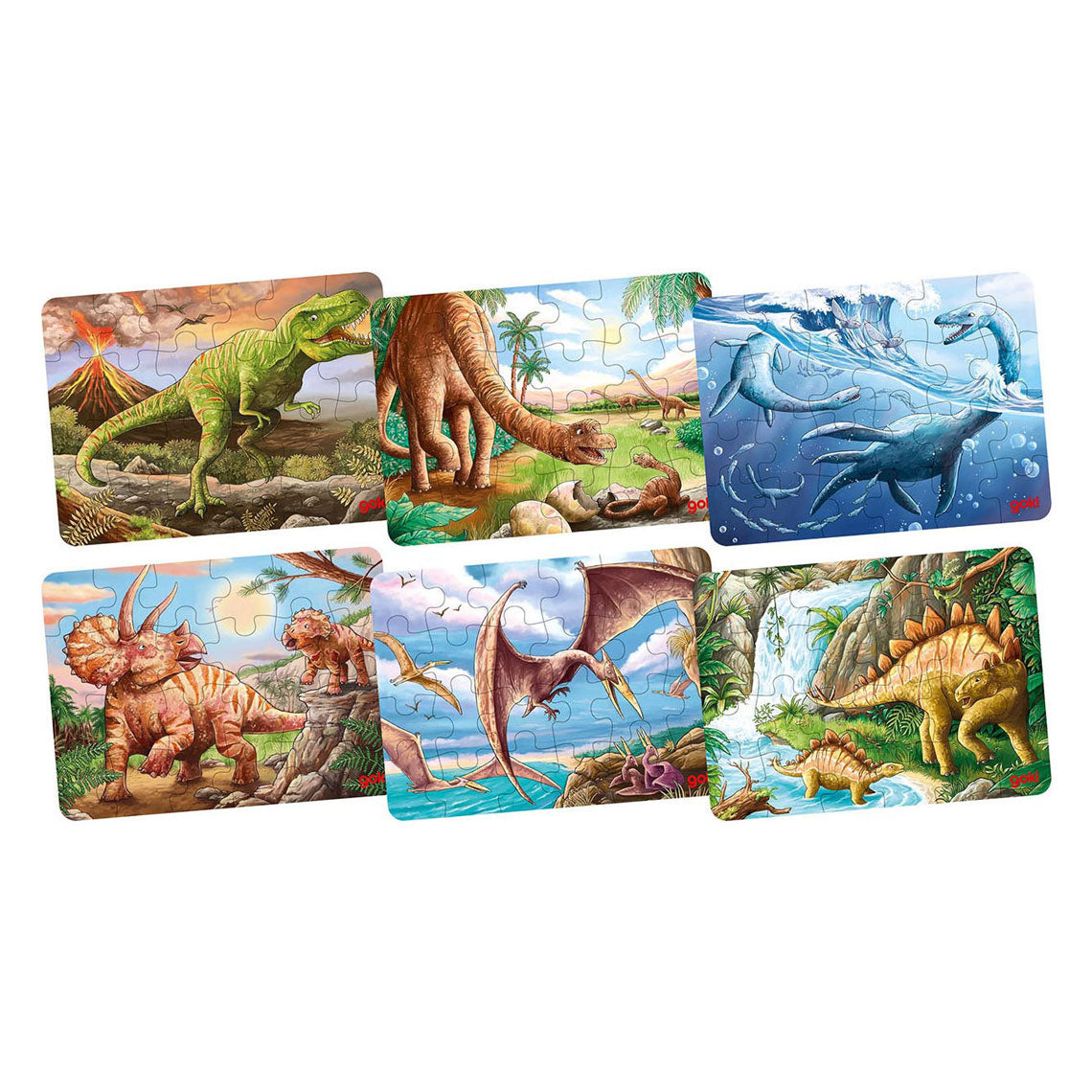 Goki drewniany puzzle dinozaura, 24.