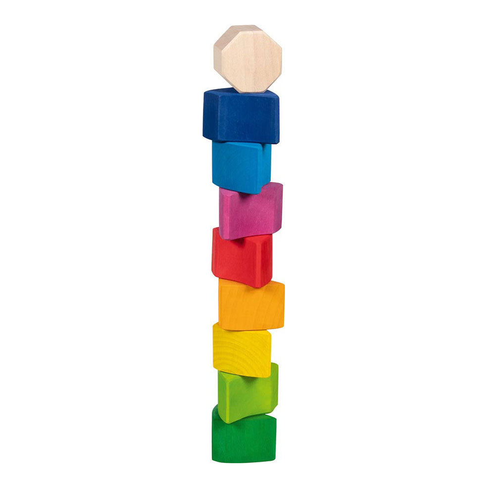 Goki Wooden Puzzle and Building Blocks Veselý šnek Pauline, 10DLG.