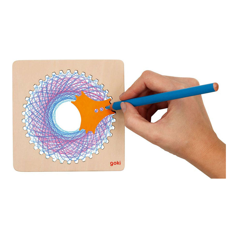 Goki leseni spirograf ceat set, 6dlg.