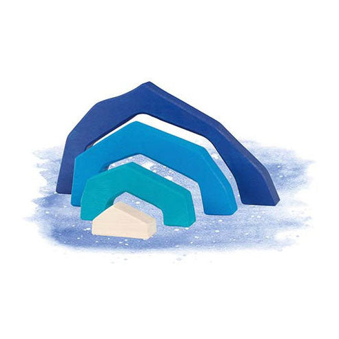 Goki wooden building blocks four seasons, 25dlg.