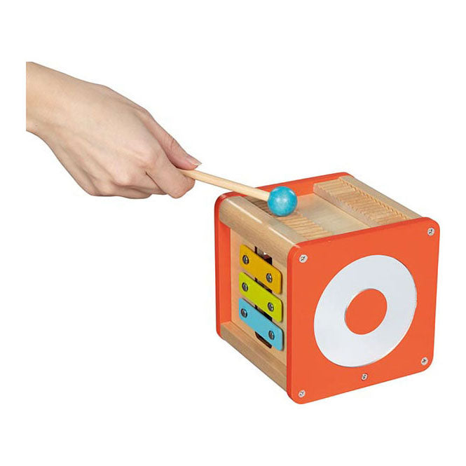 Goki Wooden Activity Kubus Beatbox and Motorics Piral