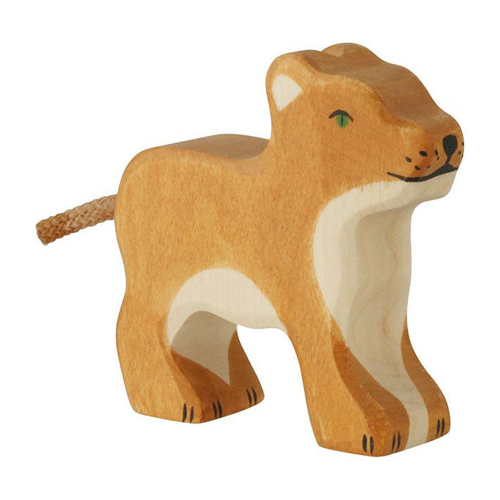 Holztiger wooden lion small