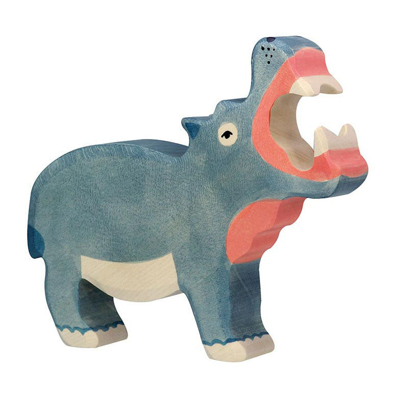 Holztiger Wooden Hippone Open Mouth